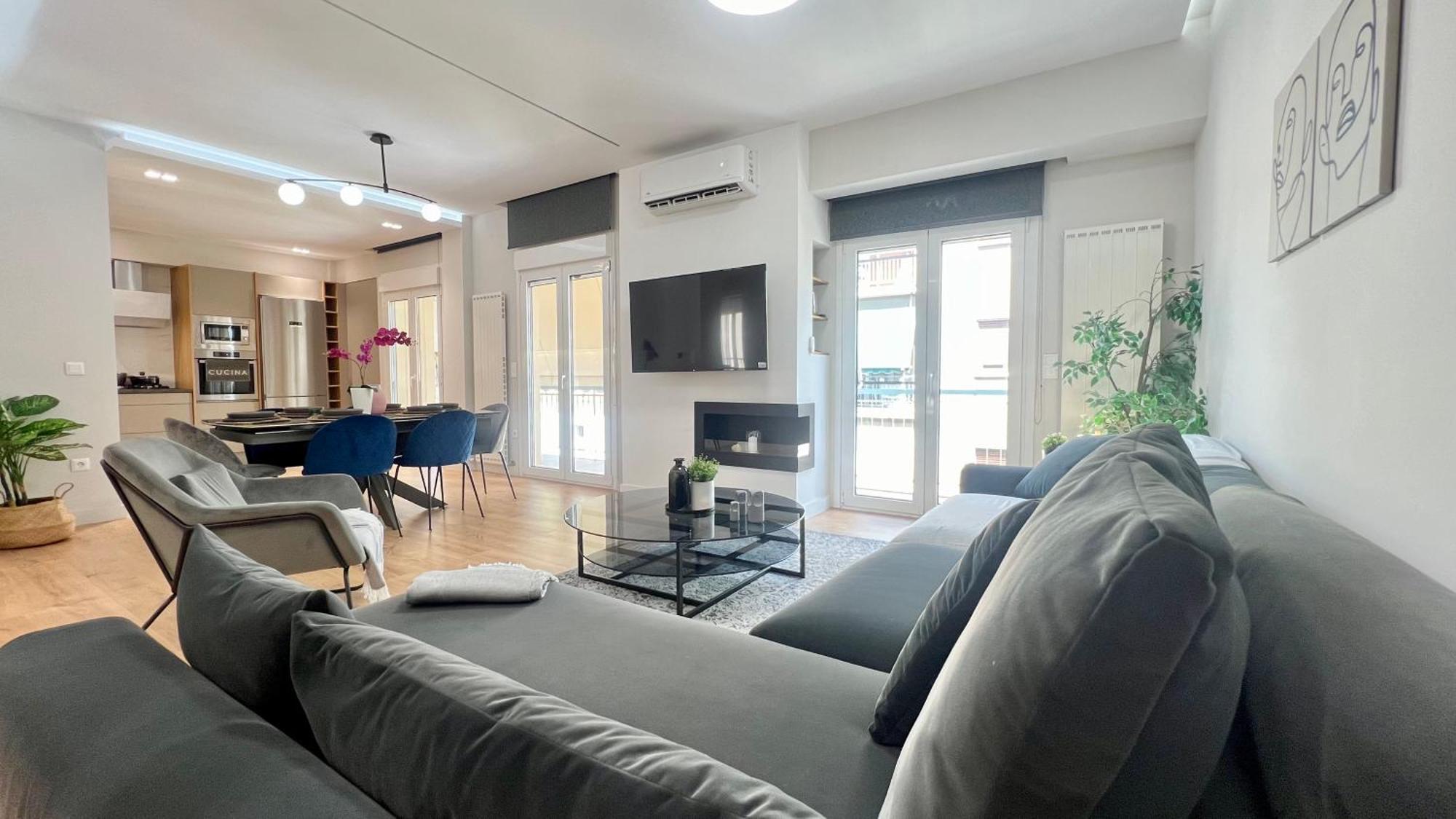 Daire Trion Ierarchon Modern 3 Bdr In Petralona Atina